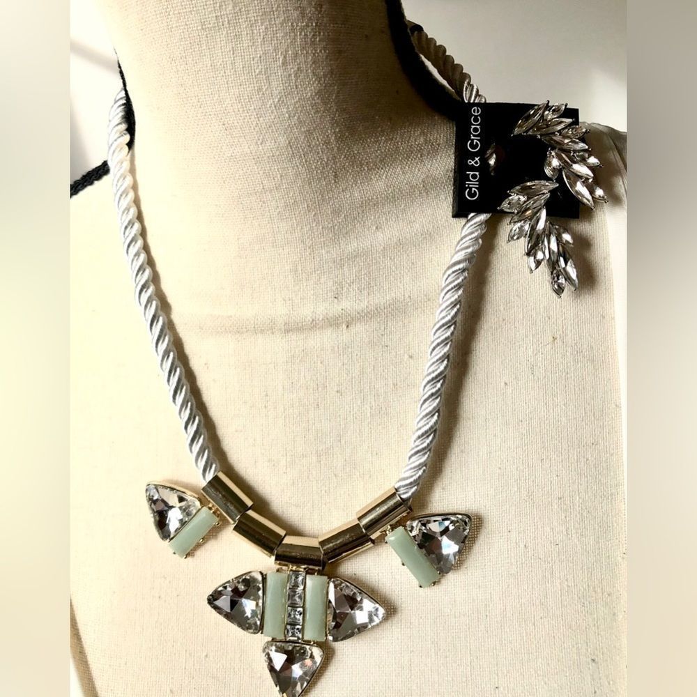 NWT necklace / 2 pair pierced earrings - Picture 4 of 5